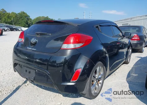 2013 Hyundai Veloster Base W/Gray from USA, damaged, VIN KMHTC6AD2DU162618